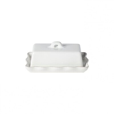Casafina Cook &amp; Host White Rectangular Butter Dish 8 Inch with Lid DOX191-WHI, MPN: DOX191-WHI, 840…