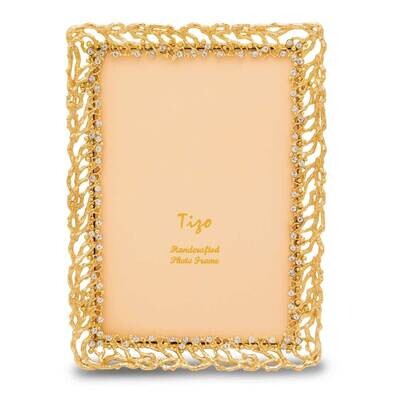 Ivy with Crystals 4X6 Photo Picture Frame Gold-tone GM20013, MPN: GM20013,