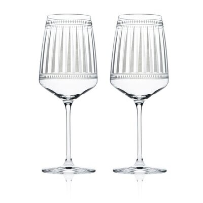 Caskata Marrakech White Wine Glasses Set of 2 GL-WWINE-170, MPN: GL-WWINE-170, 817325010887