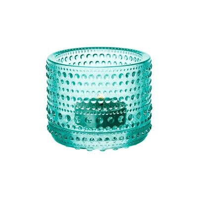 Iittala Kastehelmi Tealight Candleholder 2.5 Inch Water Green 1024648, MPN: 1024648, 6411923659758