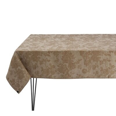 Le Jacquard Francais Tablecloth Casual Brown 1100% Linen 27142, MPN: 27142, 3660269271428