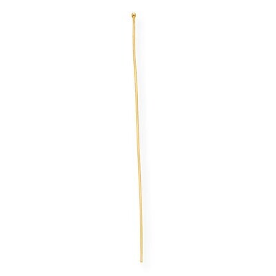 Round Headpin 14k Yellow Gold YG2468, MPN: YG2468,