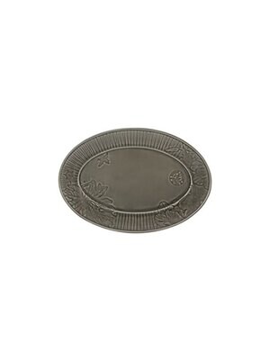 Bordallo Pinheiro Pinheiro Parody Platter 13 Inch Grey 65027327, MPN: 65027327, 5600413620410
