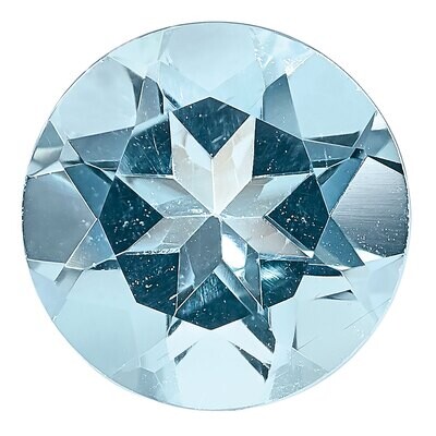 Aquamarine 4mm Round AAA Quality Gemstone AQ-0400-RDF-AAA, MPN: AQ-0400-RDF-AAA,