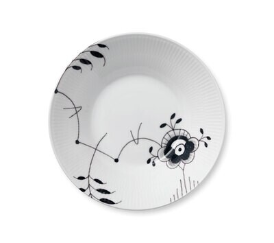 Royal Copenhagen Black Fluted Mega Pasta Bowl #6 9.5 Inch 1017040, MPN: 1017040, 5705140712848