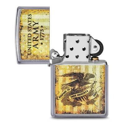 Zippo Street Chrome US Army 1775 Lighter GM25736, MPN: GM25736, 191693173154