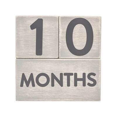 Grey Wooden Age Blocks GM22413, MPN: GM22413, 698904601104