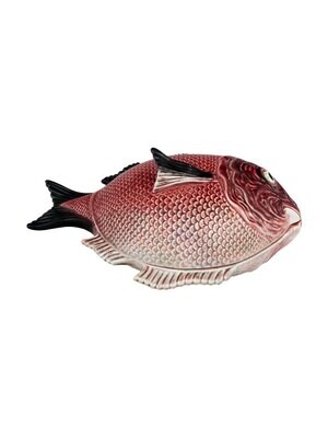 Bordallo Pinheiro Pinheiro Fish Tureen L Decorated Red 65007001, MPN: 65007001, 5600876078858