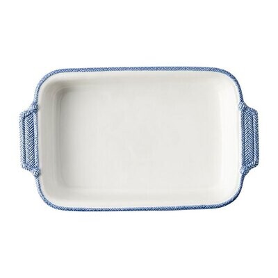 Juliska Le Panier White Delft Rectangular Baker KH18/44, MPN: KH18/44, 815261023596