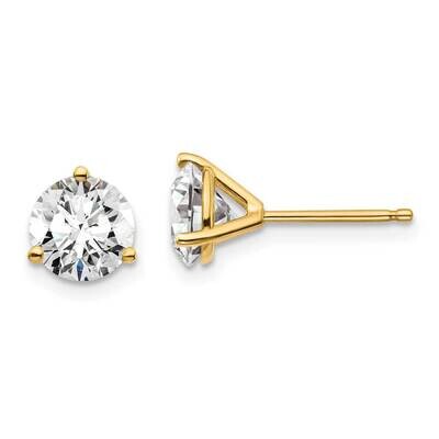 1 1/2Ctw Vs/Si, D E F, Lab Grown Diamond 3 Prong Earring 14k Gold EM1007-150-LD, MPN: EM1007-150-LD…