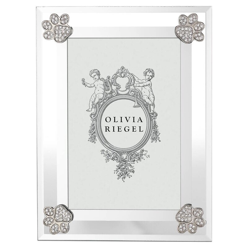 Olivia Riegel Paw Print 4 x 6 Inch Picture Frame RT4800