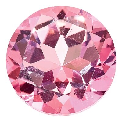 Topaz Baby Pink 1.5mm Round Natural Brilliance Gemstone TP-0150-RDF-PB, MPN: TP-0150-RDF-PB,