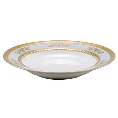 Deshoulieres Orsay Powder Blue Rim Soup Plate ACA-RI6289, MPN: ACA-RI6289, 3104360022331
