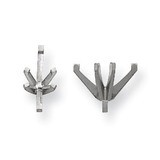 Marquise 6-Prong with Peg Head .62ct. Setting Platinum PL258-7, MPN: PL258-7,