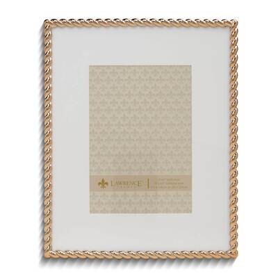 Rope Gold-tone 8x10 Metal Photo Frame GM25546, MPN: GM25546, 751148079143