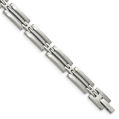 8.75 Inch Bracelet Stainless Steel Brushed and Polished SRB137-8.75 by Chisel, MPN: SRB137-8.75, 88…