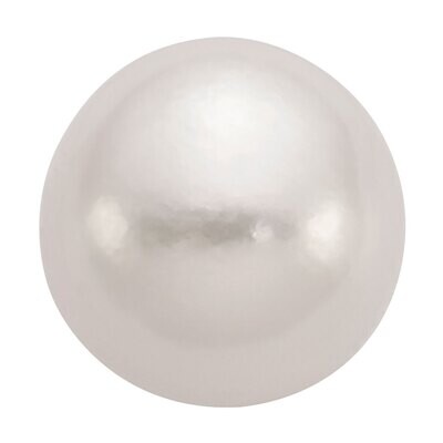 Akoya Pearl Cultured White 7.5mm Half Drilled AA Quality AP-0750-PLH-WH-AA, MPN: AP-0750-PLH-WH-AA,