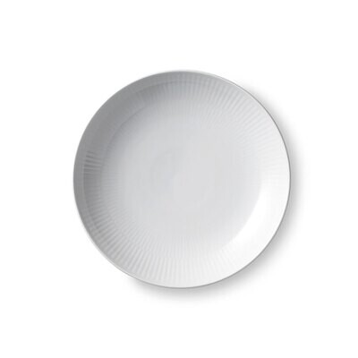 Royal Copenhagen White Fluted Shallow Bowl 7.75 Inch 1016944, MPN: 1016944, 5705140722069