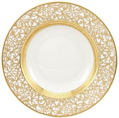 Raynaud Tolede Gold White French Rim Soup Plate, MPN: 0523-17-250023, 3660006625392