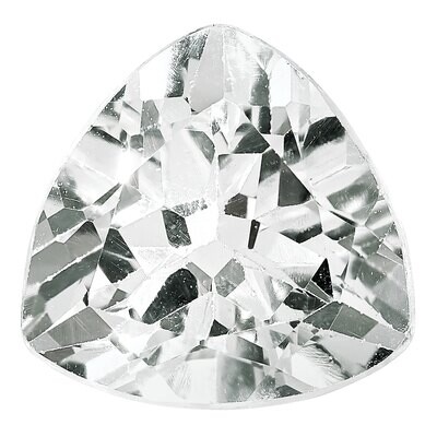 White Topaz 8mm Trillion AA Quality Gemstone WT-0800-TRF-AA, MPN: WT-0800-TRF-AA,