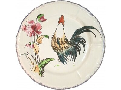 Gien Grands Oiseaux Dessert Plate Coq Combat 0113CD1026, MPN: 0113CD1026, 840769072159