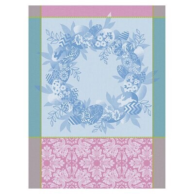 Le Jacquard Francais Couronne De Paques Blue Tea Towel 24 x 31 Inch 27521 Set of 4, MPN: 27521, 366…