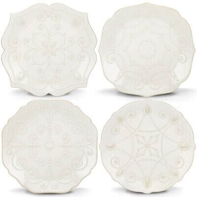 Lenox French Perle White Canape Plate 829072, MPN: 829072, 882864368386