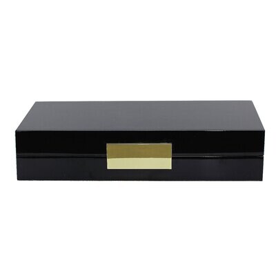 Addison Ross Black Lacquer Box With Gold 4 x 9 Inch Lacquer BX1205, MPN: BX1205, UPC/EAN: 502404318…