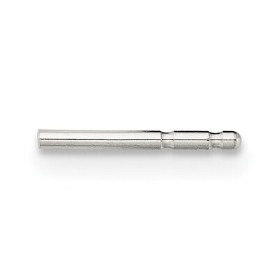 Double Notched .036 x .375 inch Post Sterling Silver SS3073, MPN: SS3073,