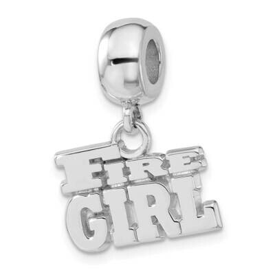 Polished Fire Girl Dangle Bead Sterling Silver PBS016BDSS, MPN: PBS016BDSS, 810680028320