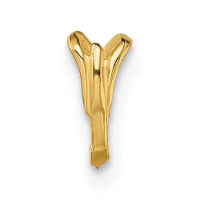 Casted with Ring Bail 14k Yellow Gold YG1516, MPN: YG1516,