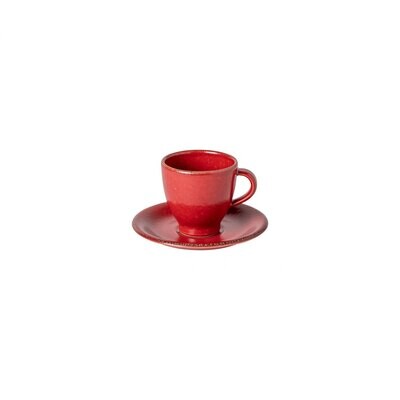Casafina Positano Amora Coffee Cup Saucer 3 Oz XCCS02-BRD Set of 6, MPN: XCCS02-BRD, 840289093573