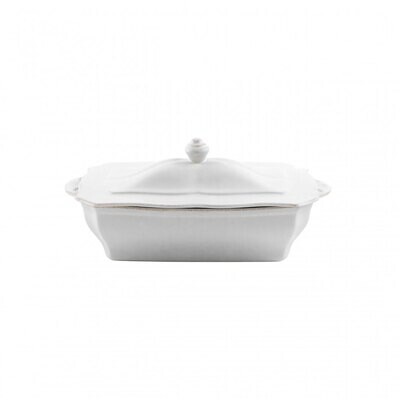 Casafina Impressions White Rectangular Covered Casserole IM525-WHI, MPN: IM525-WHI, 840289021729