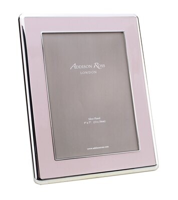 Addison Ross 8 x 10 Inch 30mm Silver &amp; Pale Pink Picture Frame Silver FR6120, MPN: FR6120, UPC/EAN:…