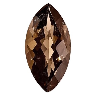 Smoky Quartz 12X6mm Marquise Checkerboard AA Quality Gemstone SQ-1206-MQX-AA, MPN: SQ-1206-MQX-AA,