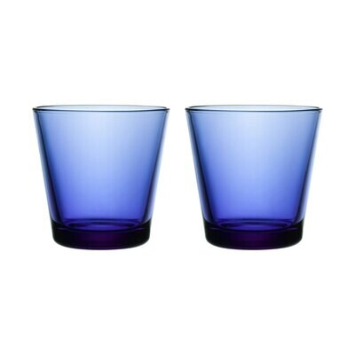 Iittala Kartio Tumbler 7 oz Ultramarine Blue 2 Piece 1062693, MPN: 1062693, 6411923675031
