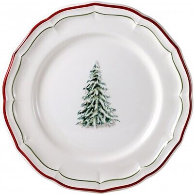 Gien Filet Noel Dinner Plate 1731AEUS22, MPN: 1731AEUS22, 840769088785