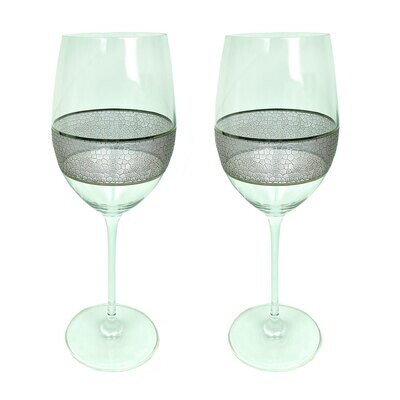 Michael Wainwright Panthera Platinum Wine Set Of 2 116PA64, MPN: 116PA64, 810027201393