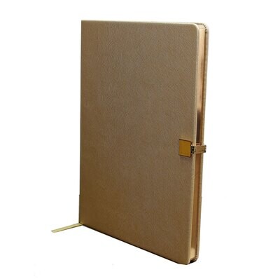 Addison Ross Gold &amp; Gold A4 Notebook A4 Inch Pu Leather NB1150, MPN: NB1150, UPC/EAN: 5024043189183