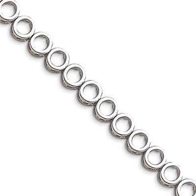 Holds up to 21 3.25mm Stones Add-A-Diamond Tennis Bracelet M 14k White Gold X855W, MPN: X855W, 1911…