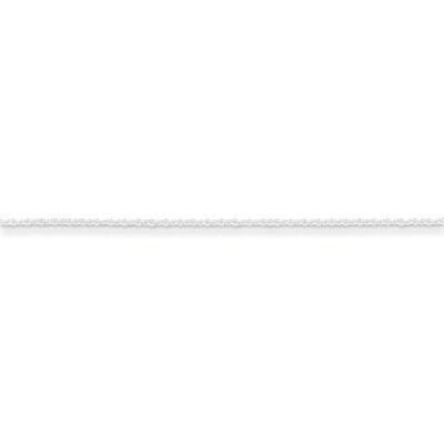 1.2mm Beveled Oval Cable Chain Sterling Silver QPE47-18, MPN: QPE47-18, 883957081090