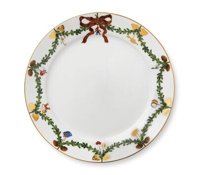 Royal Copenhagen Star Fluted Christmas Dinner Plate 10.75 Inch 1017457, MPN: 1017457, 5705140138013