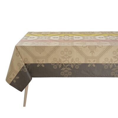 Le Jacquard Francais Tablecloth Hacienda Beige 100% Coated Coton 27040, MPN: 27040, 3660269270407