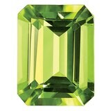 Peridot 6X4mm Emerald Cut AA Quality Gemstone PE-0604-OCE-AA, MPN: PE-0604-OCE-AA,