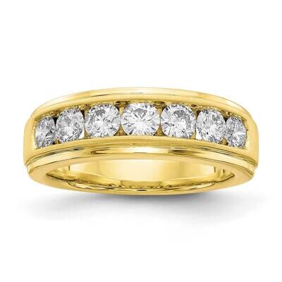Lab Grown Diamond, Si1/Si2, G H I, Men&#39;s Ring 10k Gold RM7437-150-0YLG, MPN: RM7437-150-0YLG, 88395…