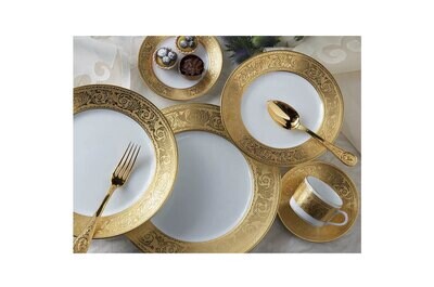 Robert Haviland Versailles Gold 5 Piece Place Setting HP6468, MPN: HP6468 ,