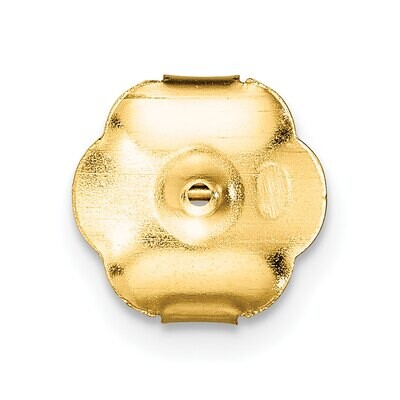 Ultra Heavy Friction Earring Nut 14k Yellow Gold YG2718, MPN: YG2718,