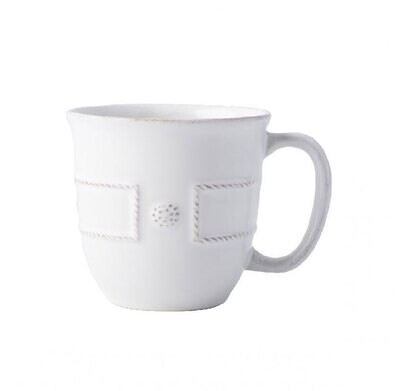 Juliska Berry &amp; Thread French Panel Whitewash Cofftea Cup JB46/W, MPN: JB46/W, 815261020212