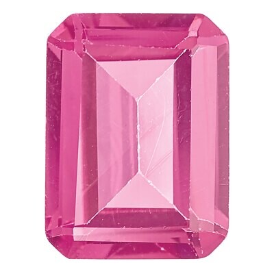 Pink Tourmaline 8X6mm Emerald Cut AA Quality Gemstone PT-0806-OCE-AA, MPN: PT-0806-OCE-AA,