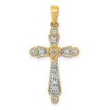 1/5Ct. Diamond Cross Pendant 14k Gold PM5063-020-YA, MPN: PM5063-020-YA, 883957305295